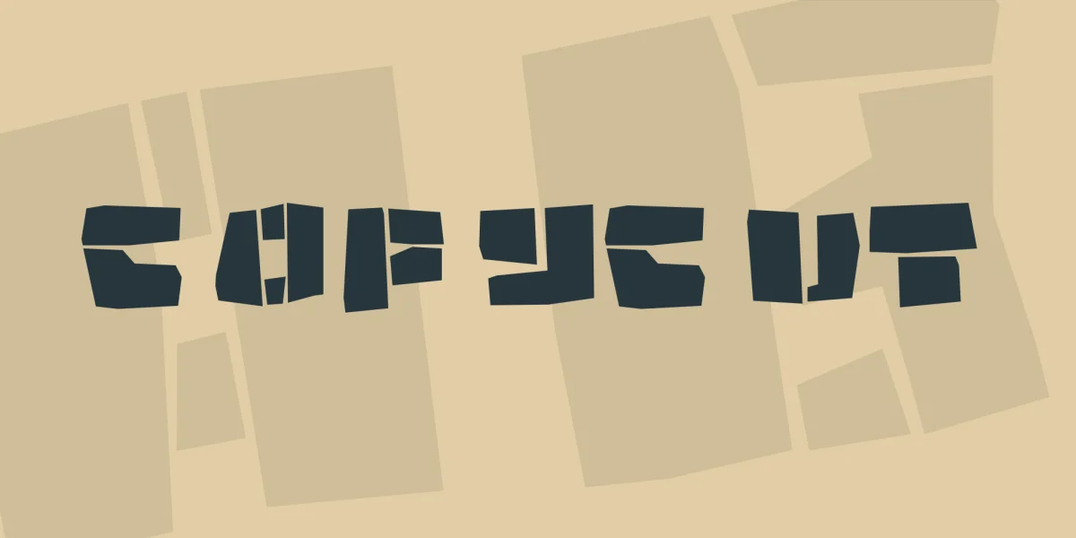 Copycut Font