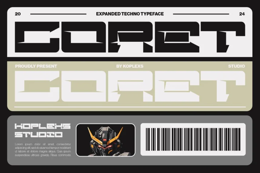 Coret Font