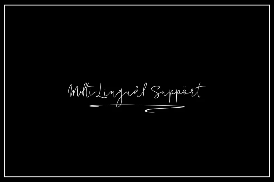 Corline Signature Font preview 11