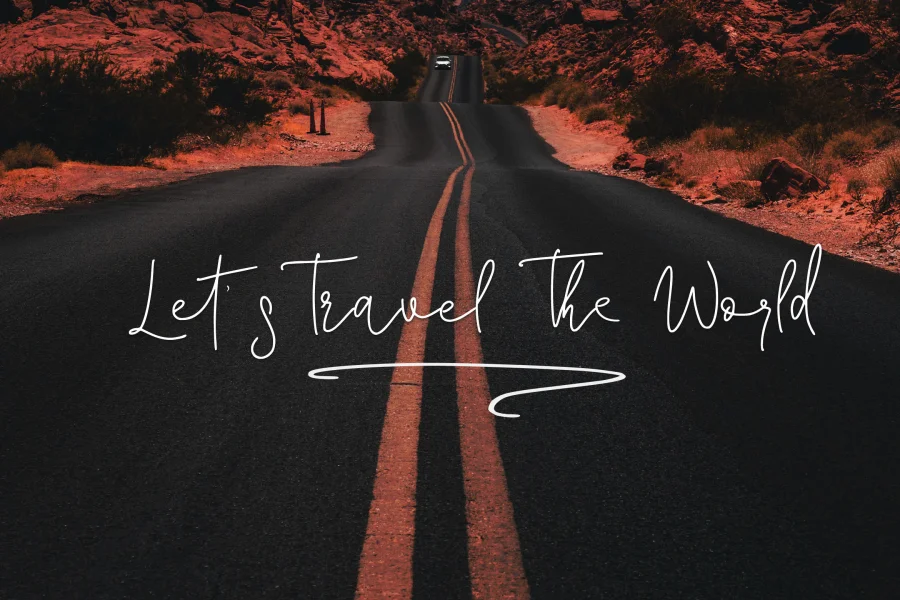Corline Signature Font preview 6