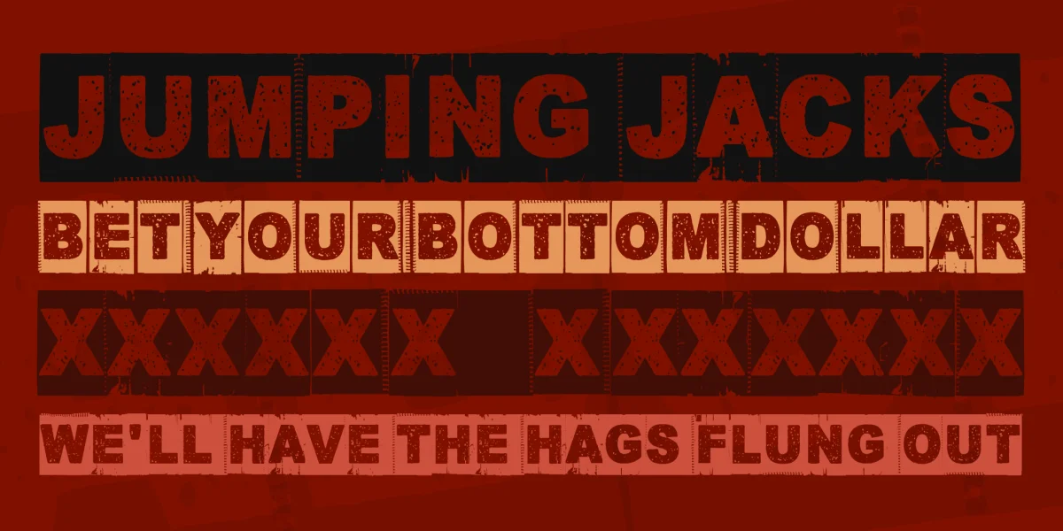 Corner Dark Font Family preview 11
