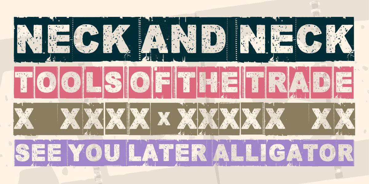 Corner Dark Font Family preview 3