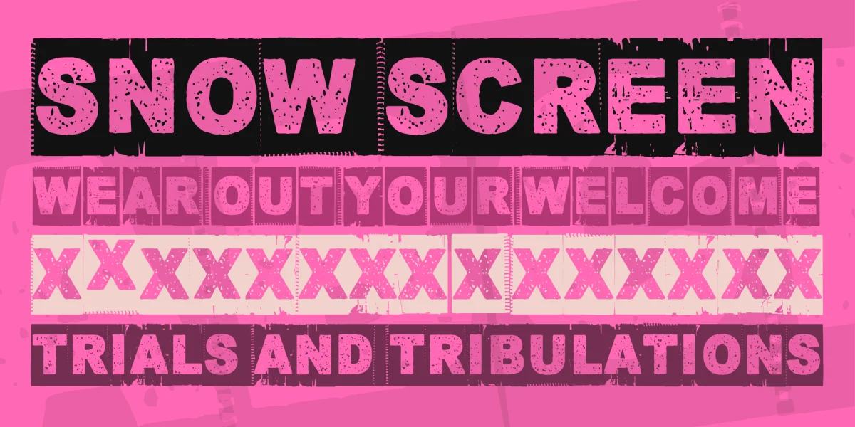 Corner Dark Font Family preview 4