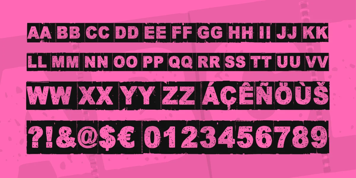 Corner Dark Font Family preview 5