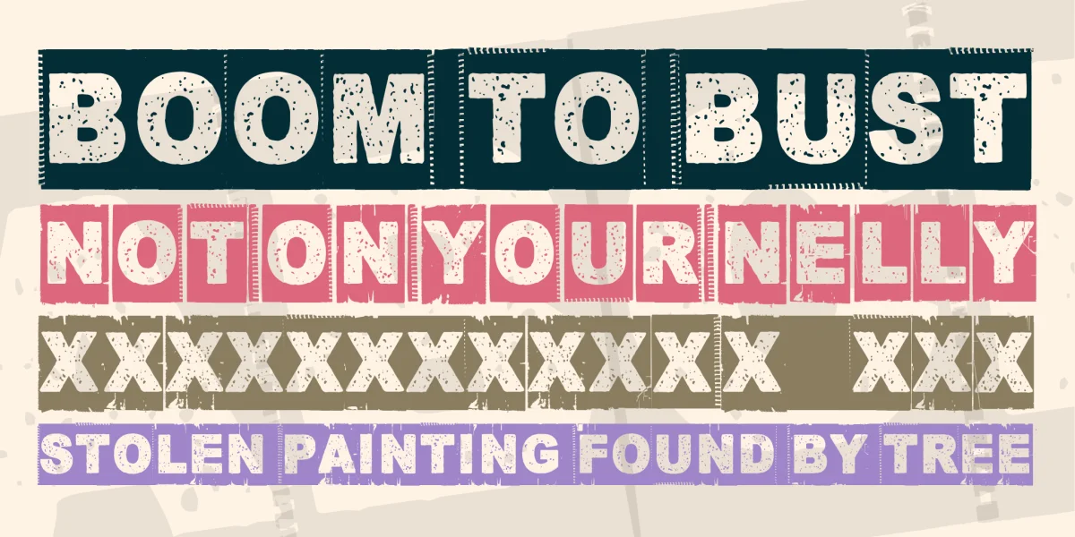 Corner Dark Font Family preview 7