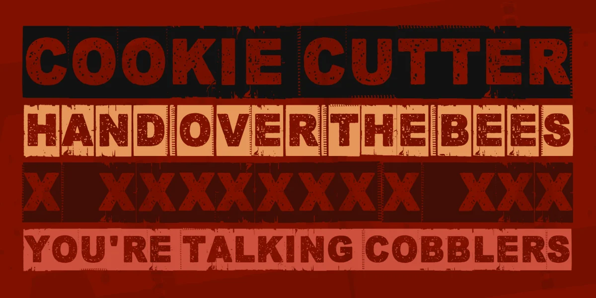 Corner Dark Font Family preview 8