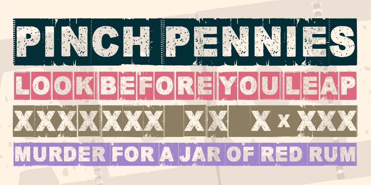 Corner Dark Font Family preview 9