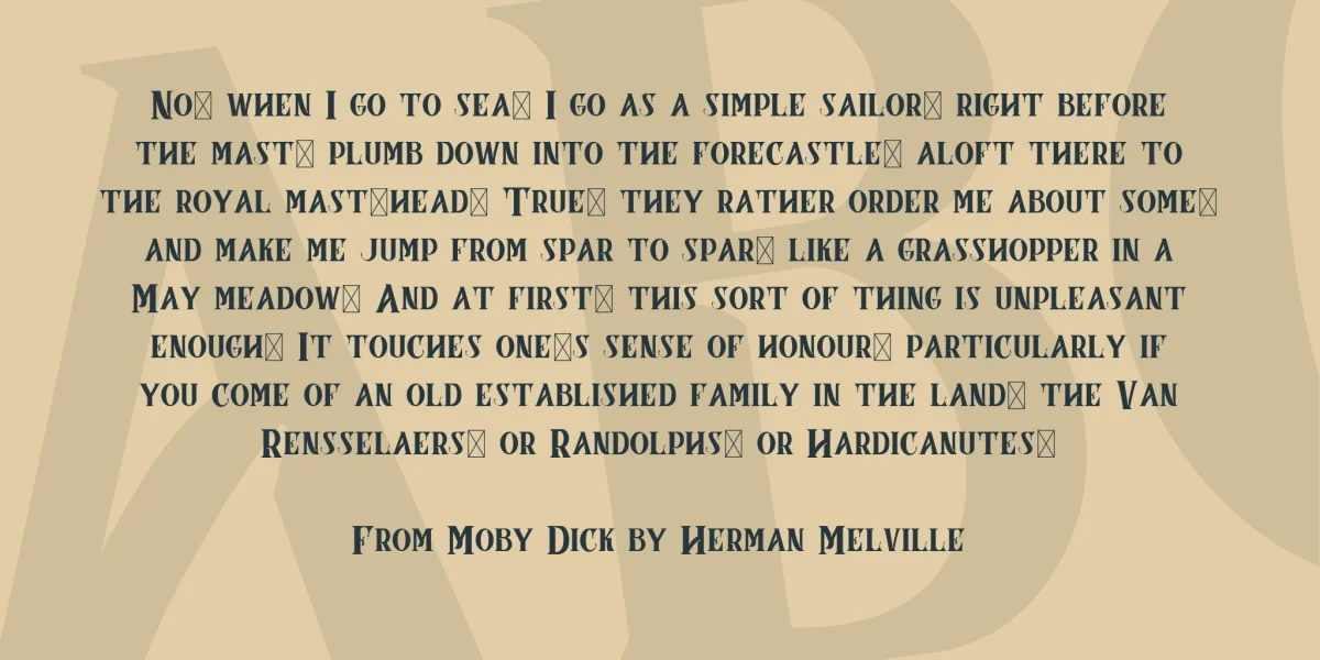 CoronA Font preview 4