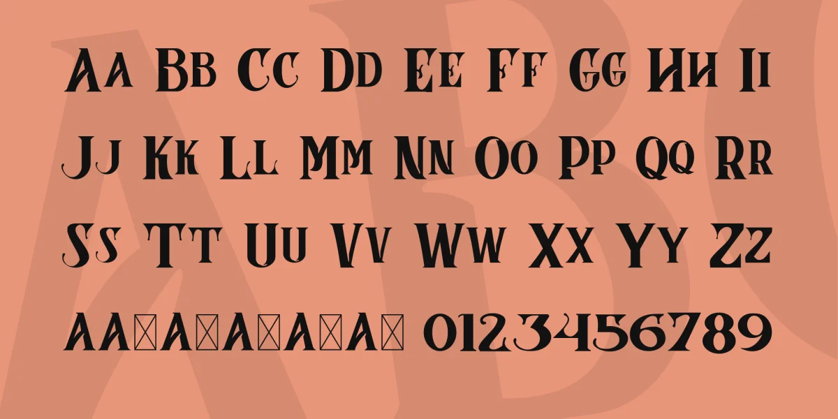 CoronA Font preview 5