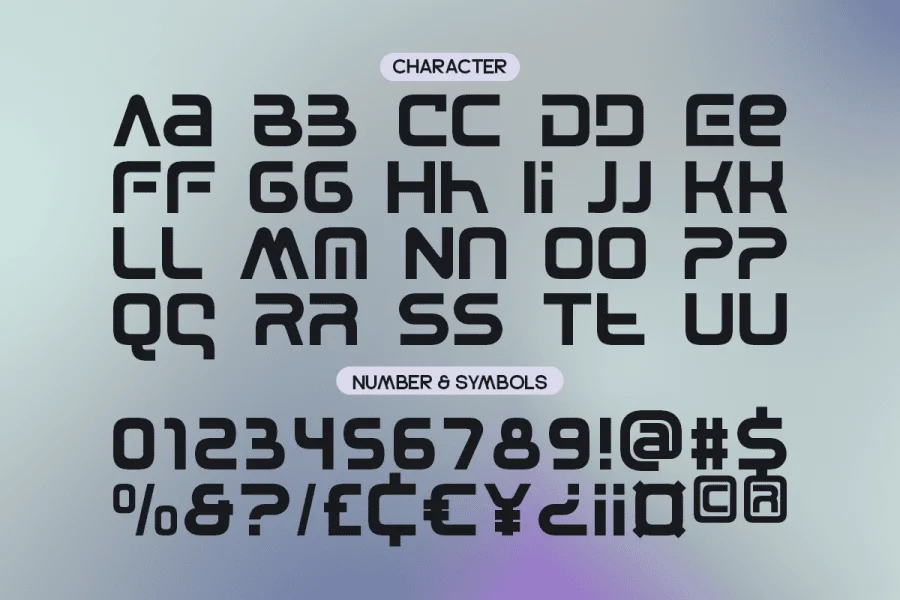 Corpta DEMO Font preview 4