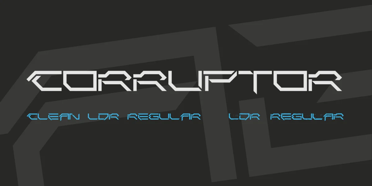 Corruptor Font Family