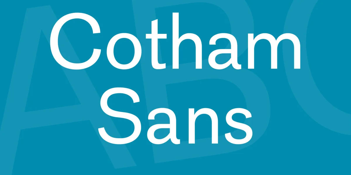 Cotham Sans Font