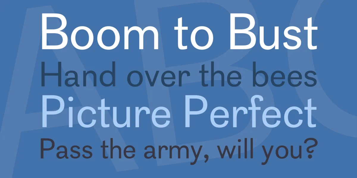 Cotham Sans Font preview 2