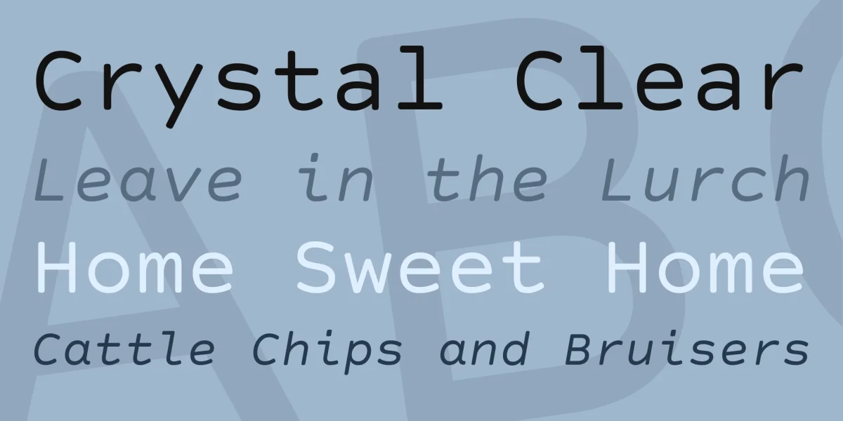 Courier Prime Code Font Family preview 2