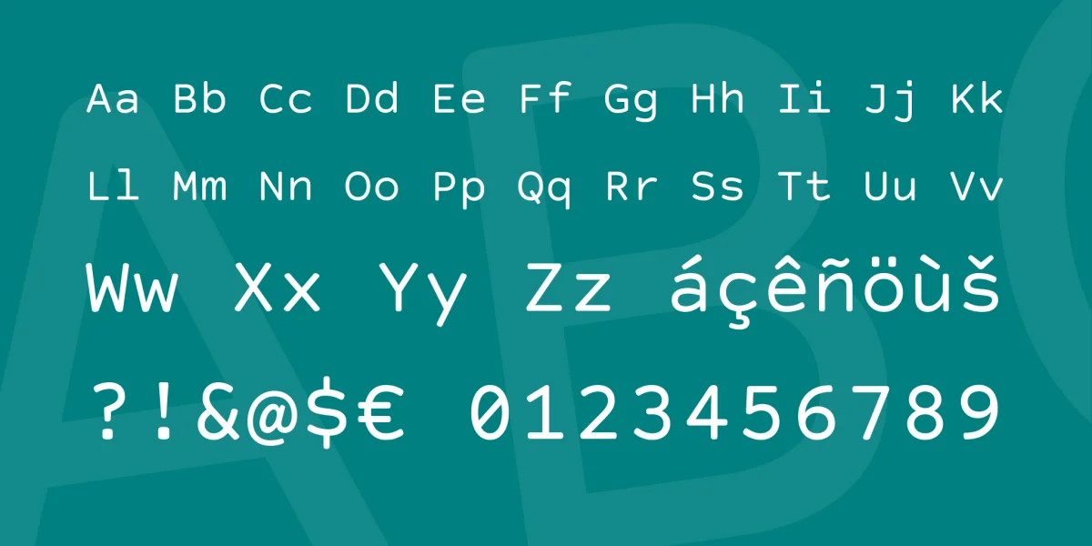 Courier Prime Code Font Family preview 4