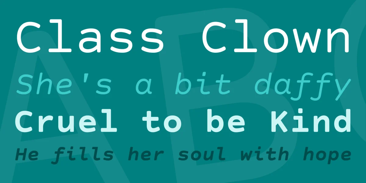 Courier Prime Sans Font Family preview 2