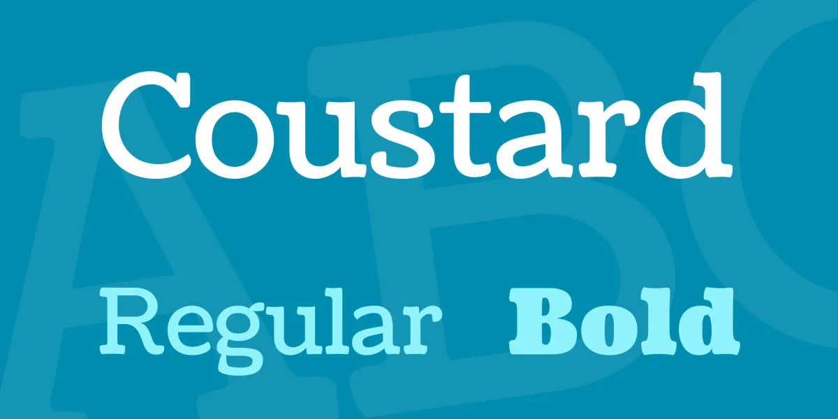 Coustard Font Family
