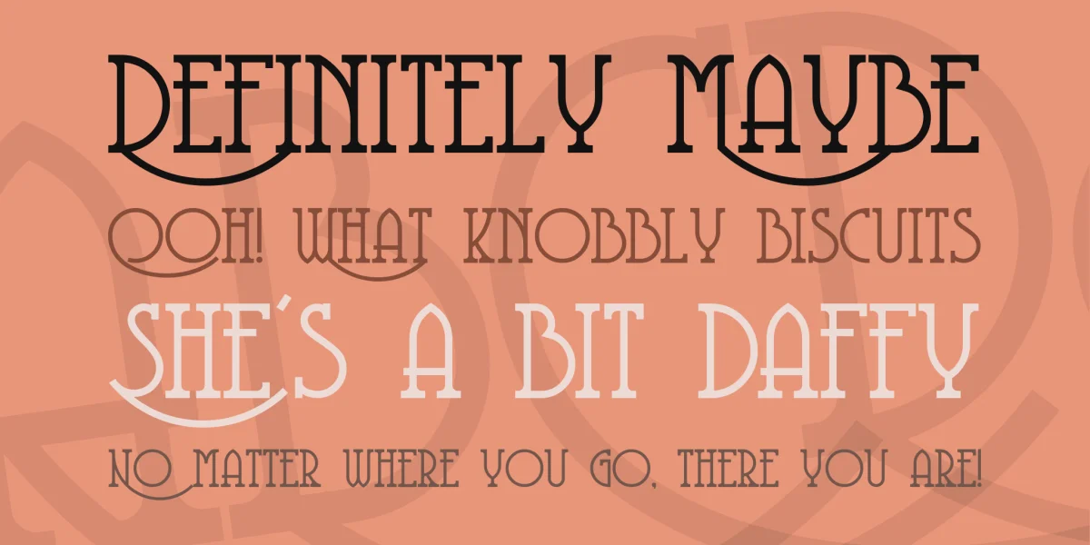 Coventry Garden Font preview 2