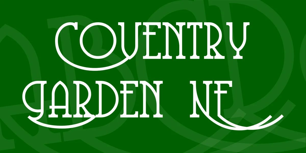 Coventry Garden NF Font