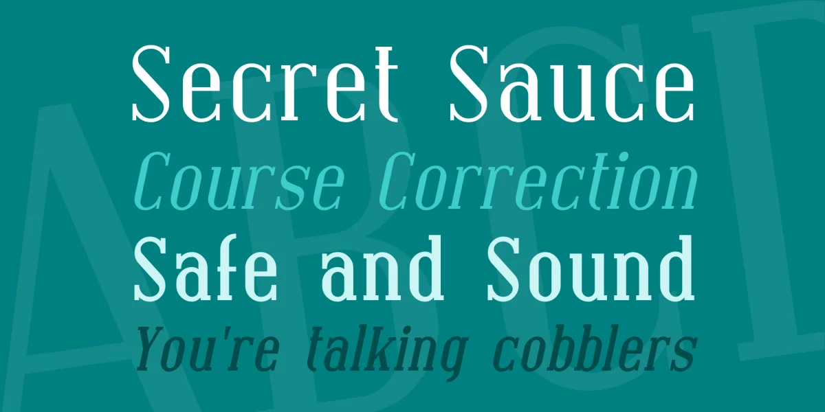 Covington Font Family preview 2
