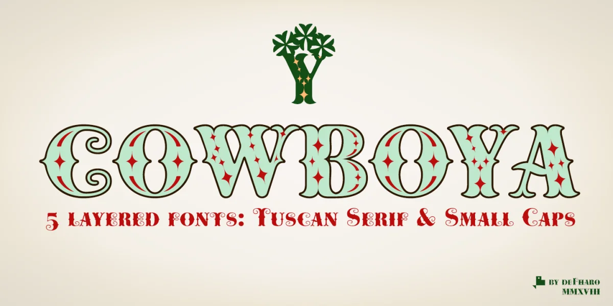 Cowboya Bi Font