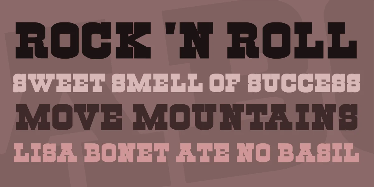 Cowboys Font preview 2