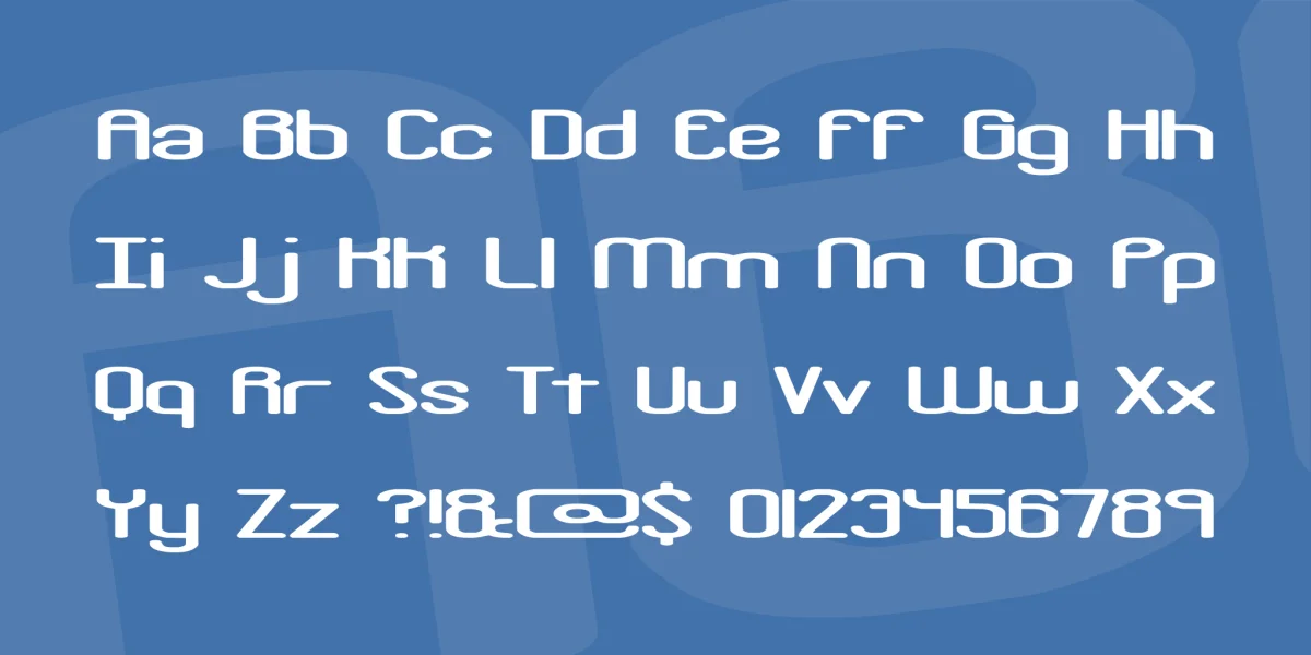 Crackdown BRK Font Family preview 3