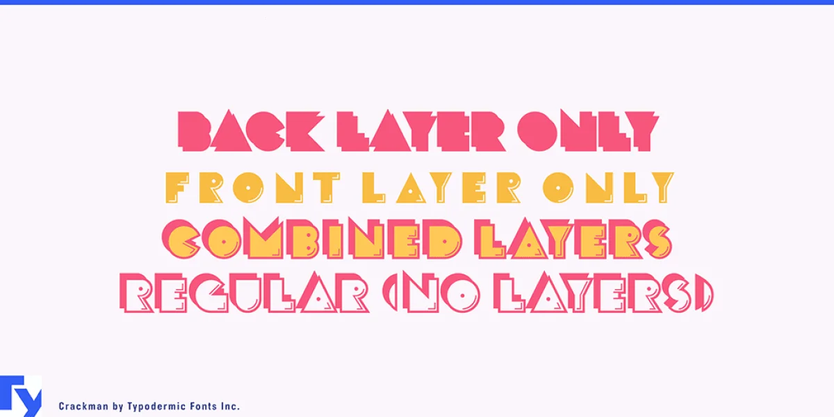 Crack Man Font Family preview 2
