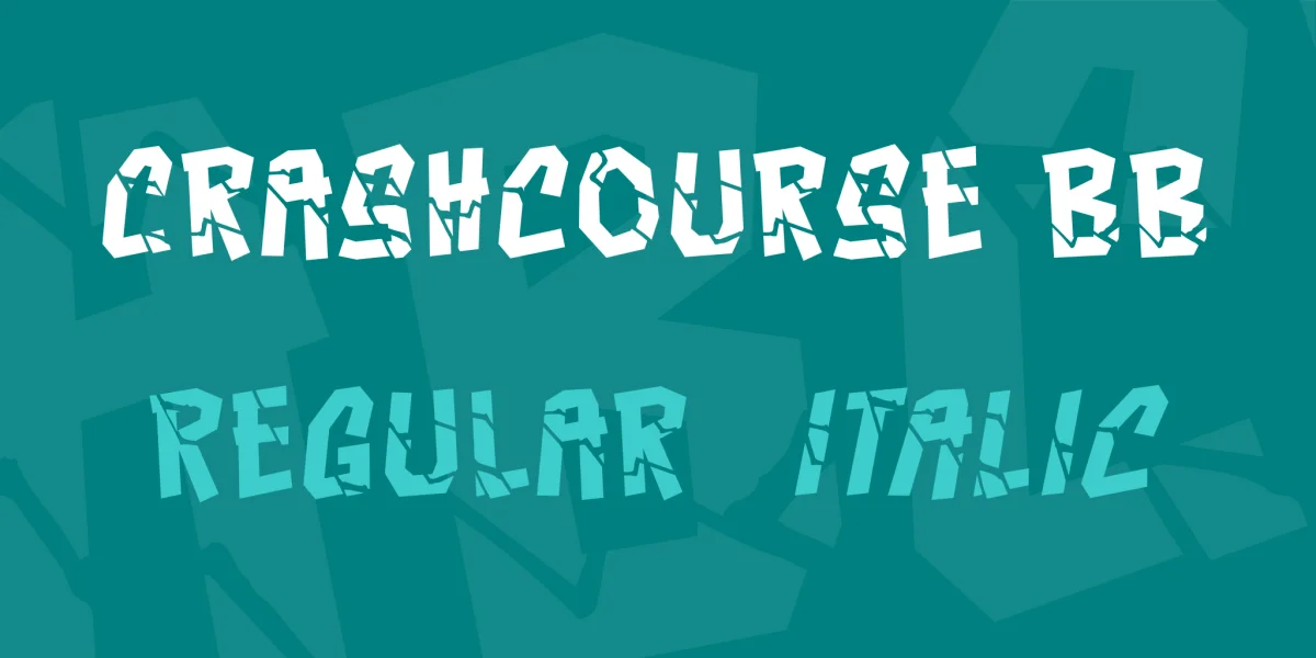 Crashcourse BB Font Family
