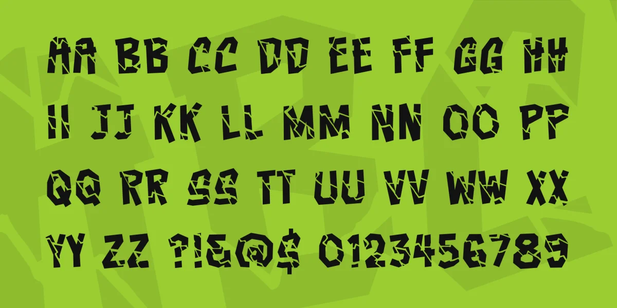 Crashcourse BB Font Family preview 3