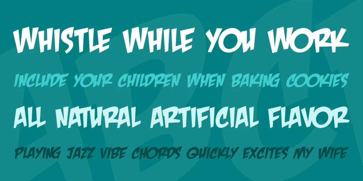 CrashLanding BB Font Family preview 2