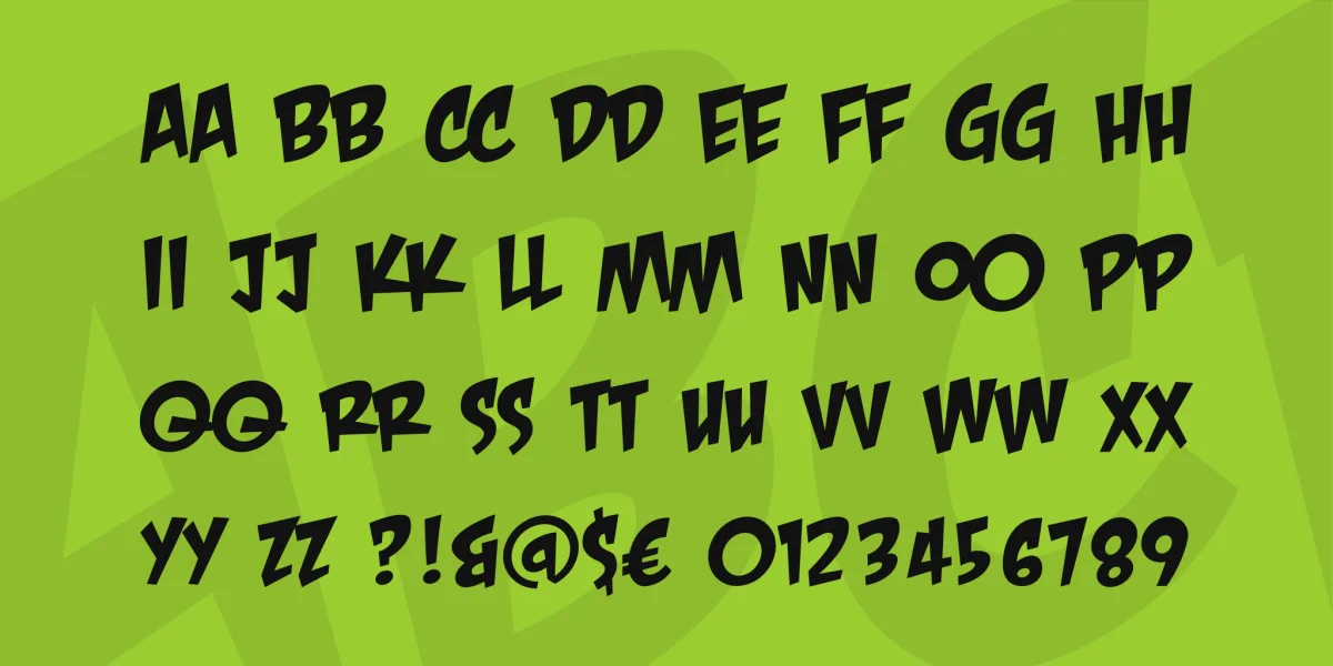 CrashLanding BB Font Family preview 3