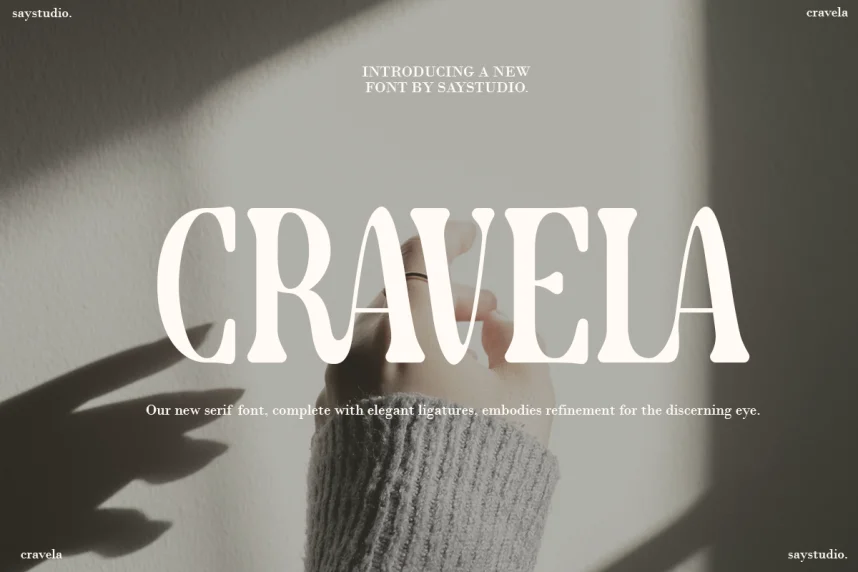 Cravela Font preview 2