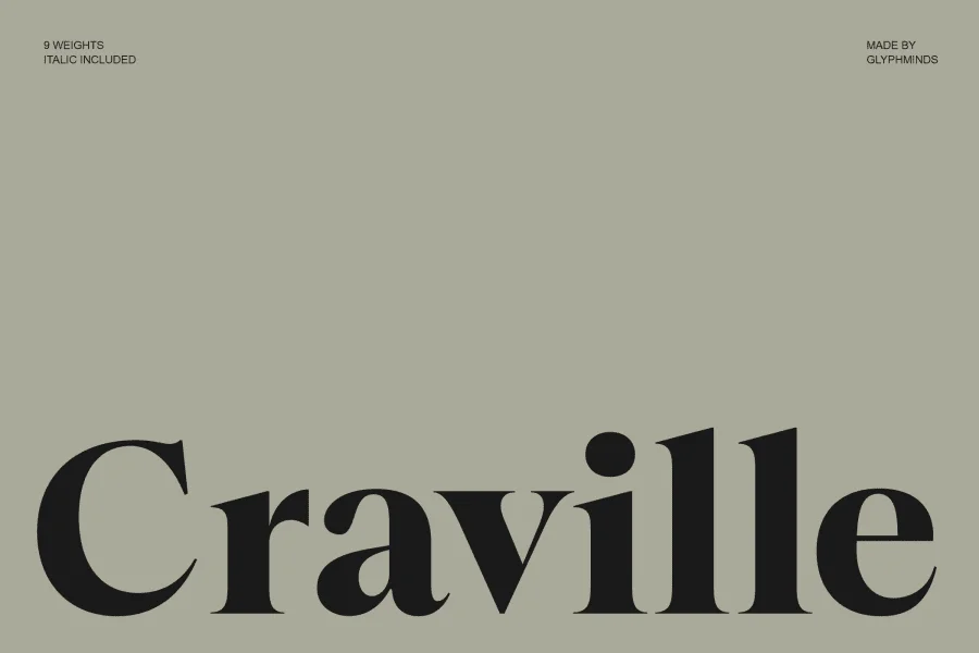 Craville Font Family