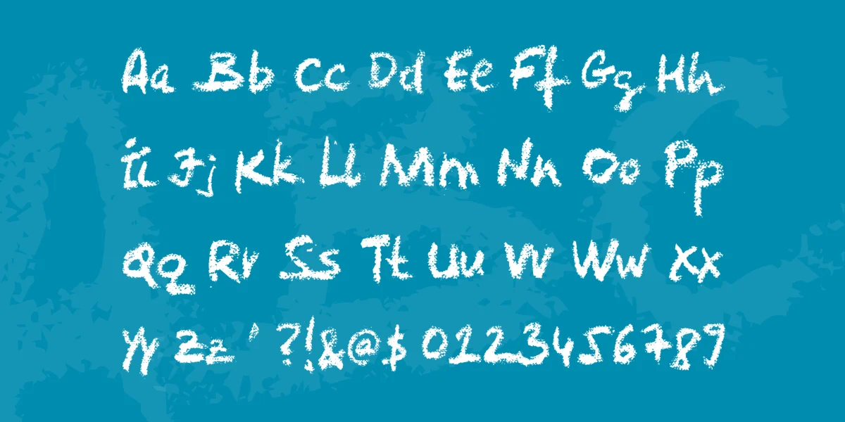 Crayola Font preview 5