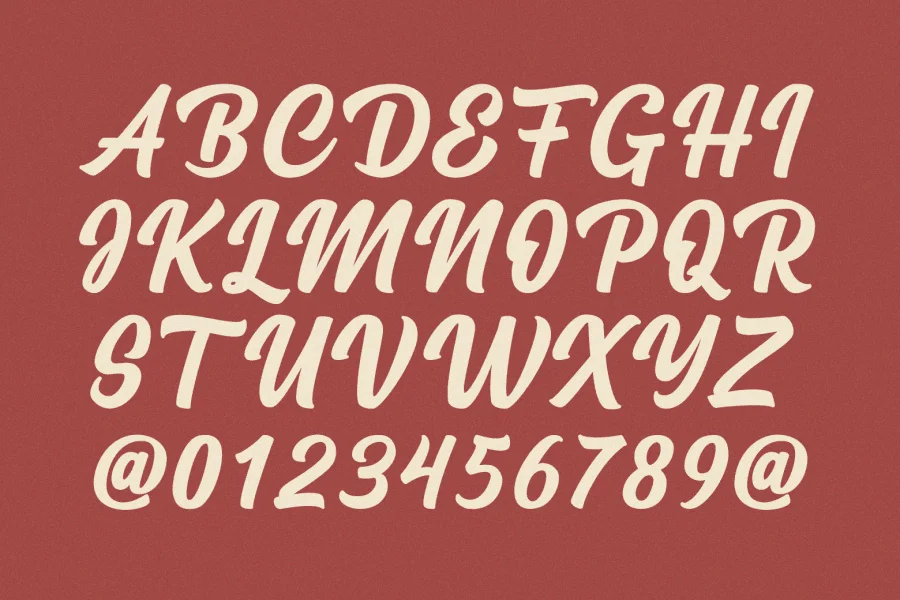 Cream Cake Font Family preview 10