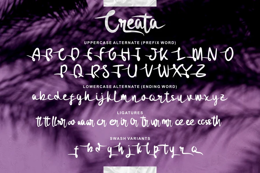 Creata Font preview 6