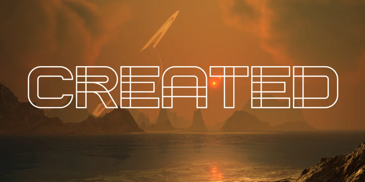 Created Font