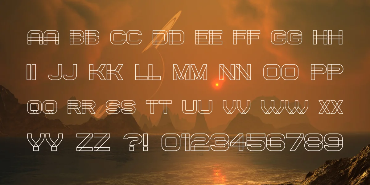 Created Font preview 3