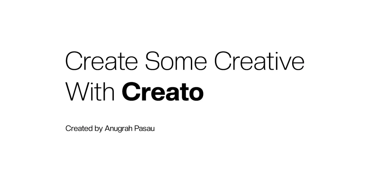 Creato Display Font Family