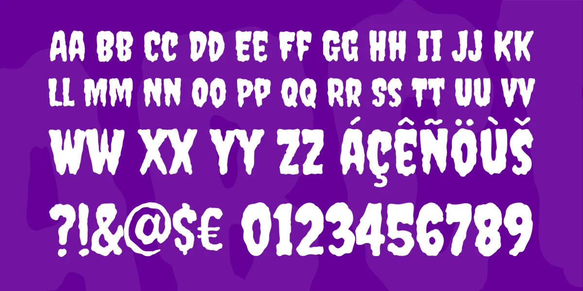 Creepster Font preview 3