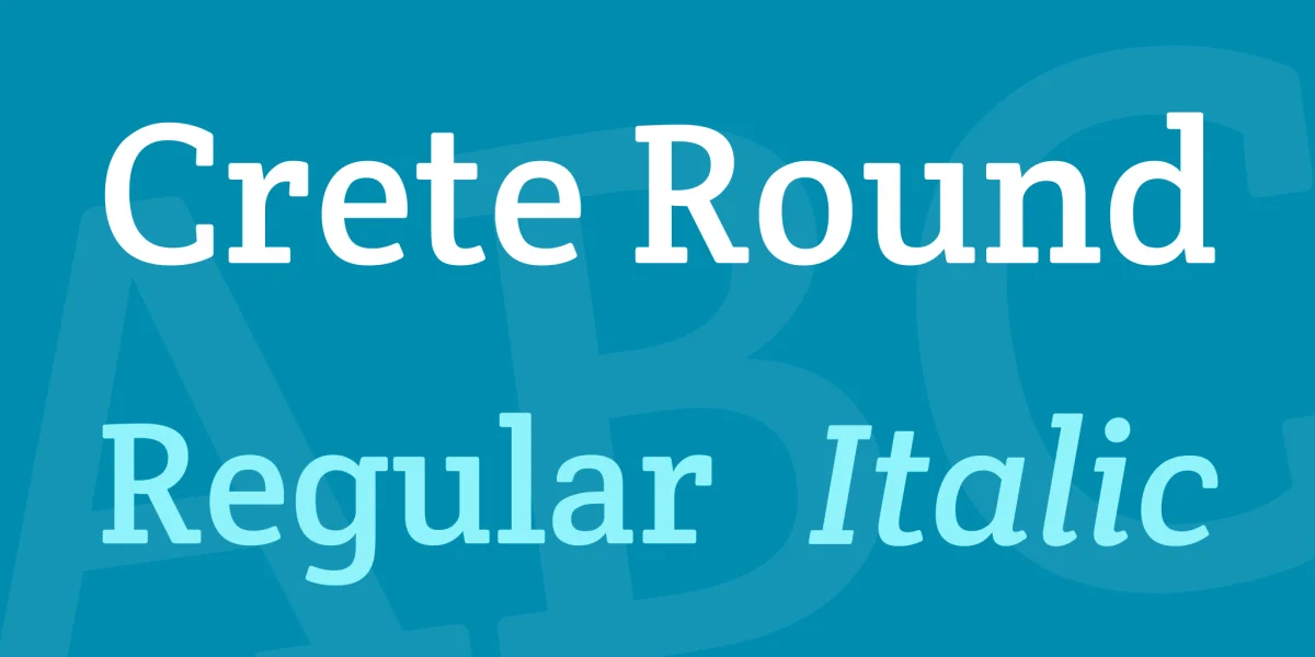 Crete Round Font Family