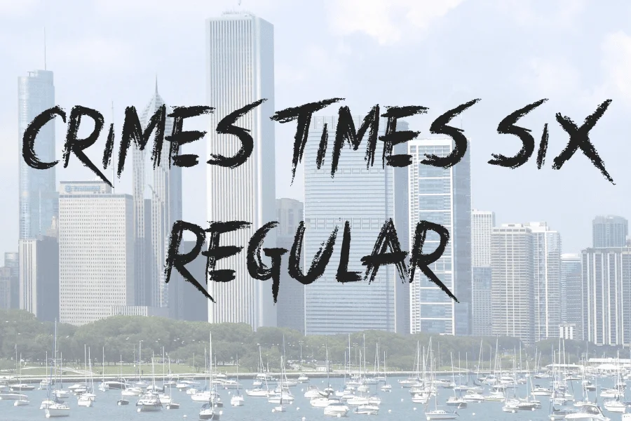 Crimes Times Six Font preview 3