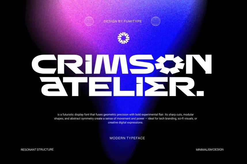 Crimson Atelier Font preview 2