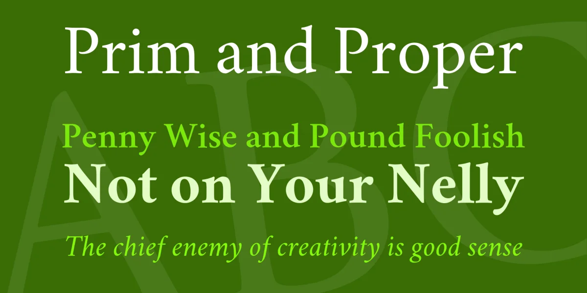 Crimson Font Family preview 2