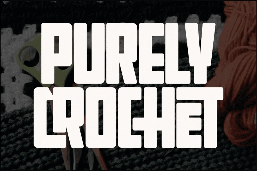 Crochets Font preview 2