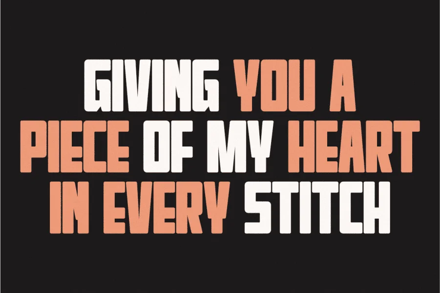 Crochets Font preview 3