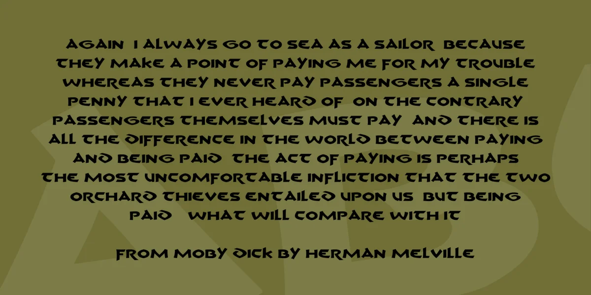 Crom Font preview 3