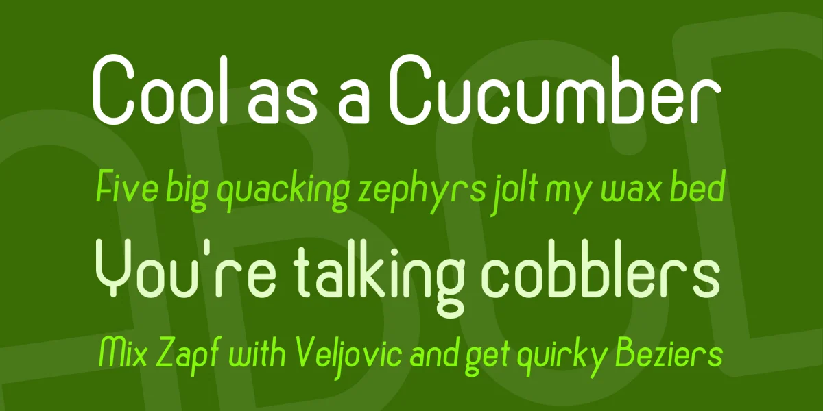 Cronus Font Family preview 2