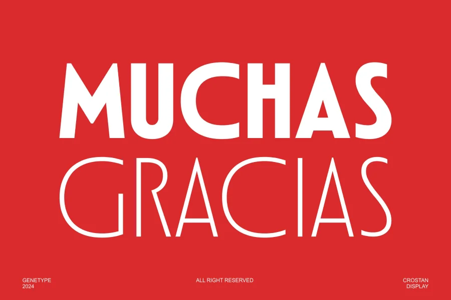 Crostan Font Family preview 11